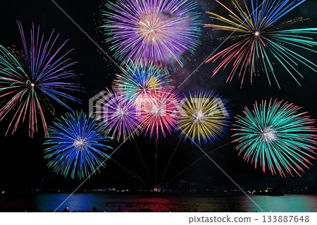 氣比之松原的煙火 133887648