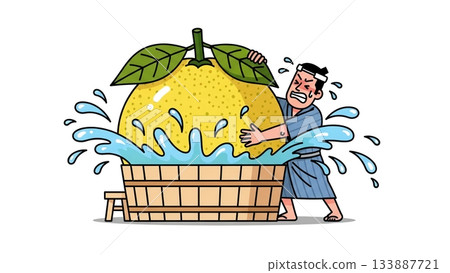 太棒了！正在準備一個巨大的柚子浴。 133887721