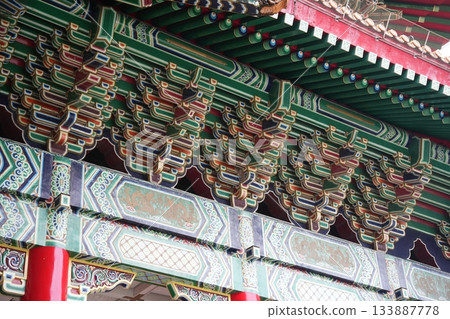 壯麗的景色!台北地標建築自由廣場及中正紀念堂。 壯麗的景色!台北地標建築自由廣場及中正紀念堂。 133887778