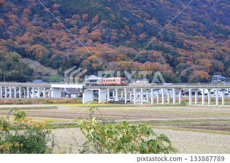 Ibara Railway in late autumn Ibara Railway in late autumn 133887789