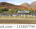 Ibara Railway in late autumn 133887790