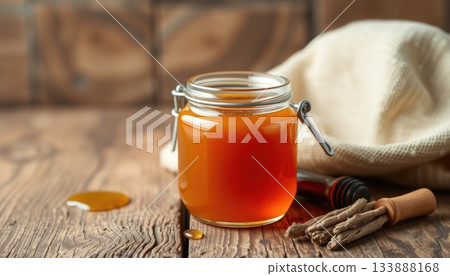 Pink Cosmetic Tube Mockup with Rose Flower and Marble Decor for Beauty Concept 133888168