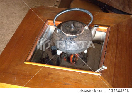 Scenery with a hearth 133888228