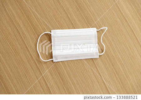 Mask placed on the table Mask placed on the table 133888521