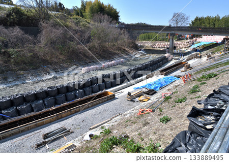 施工地點：河道整治工程現場 133889495