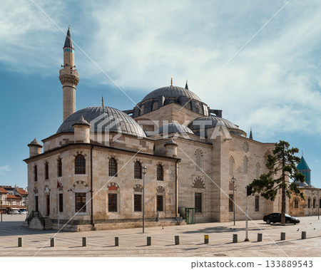 Selimiye Mosque, a 16th-century Ottoman imperial mosque in Konya, Turkey. Selimiye Mosque, a 16th-century Ottoman imperial mosque in Konya, Turkey. 133889543