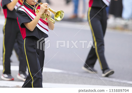 Marching band parade instruments Marching band parade instruments 133889704