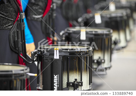 Marching band parade instruments 133889740