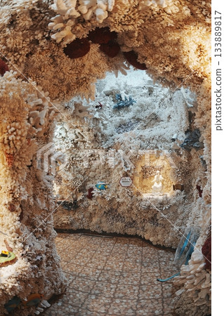 As beautiful as Dragon Palace! The hidden Coral Shell Temple in Sanzhi, Taiwan 133889817