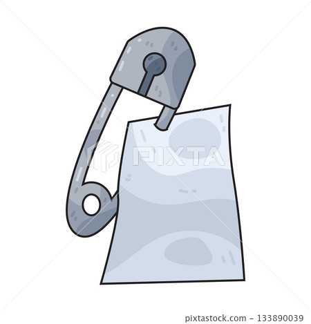 illustration of Safety Pin 133890039