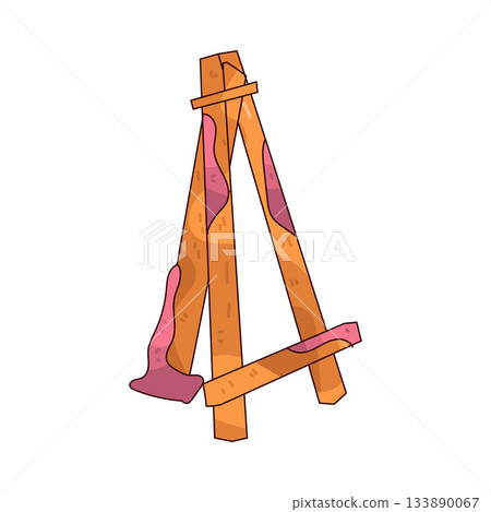 illustration of Easel 133890067