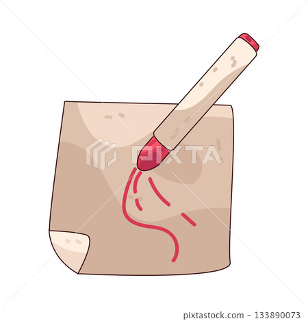 illustration of Crayon 133890073