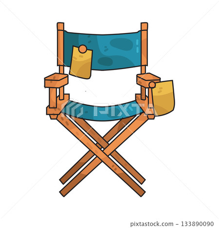 illustration of Director Chair illustration of Director Chair 133890090