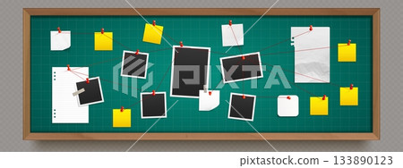 Realistic detective board illustration Realistic detective board illustration 133890123
