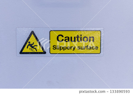 Wide angle shot of front of the yacht in summer time. High quality photo 133890593