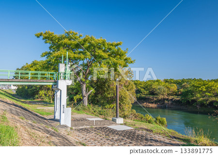 京都會伏見區宇治川風光 133891775