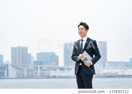 Businessman Sky Developer 133892512