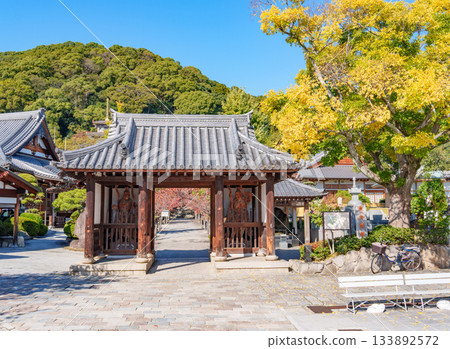 神戶須磨寺仁王門秋景 神戶須磨寺仁王門秋景 133892572
