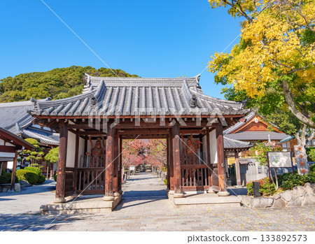 神戶須磨寺仁王門秋景 133892573