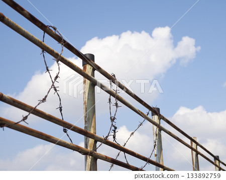 Barbed wire Barbed wire 133892759