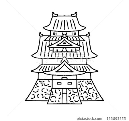 手繪松江城插圖 手繪松江城插圖 133893355