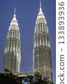 Petronas Twin Towers at sunset, Malaysia 133893936