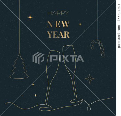 happy new year 133894203