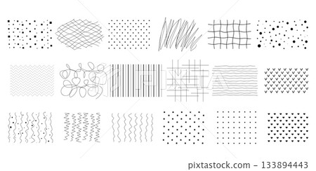 Simple patterns for filling shapes or backgrounds Simple patterns for filling shapes or backgrounds 133894443