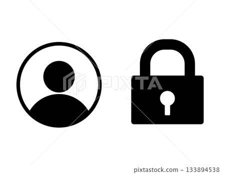 Account key icon Account key icon 133894538