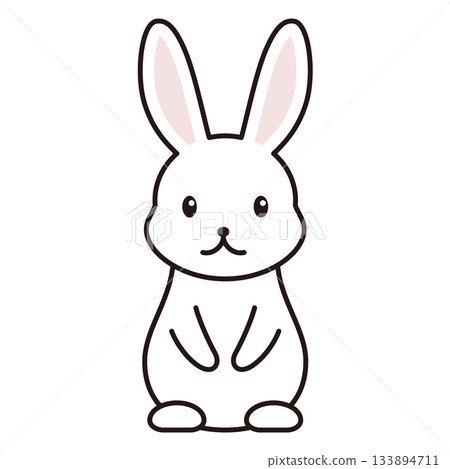兔子角色插畫 133894711