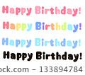 Happy Birthday logo 133894784