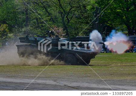 Firing of the Type 16 Mobile Combat Vehicle 133897205