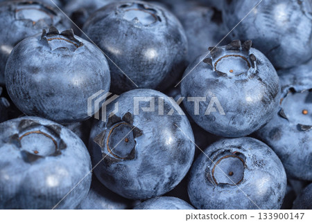 Blueberries berries close-up Blueberries berries close-up 133900147