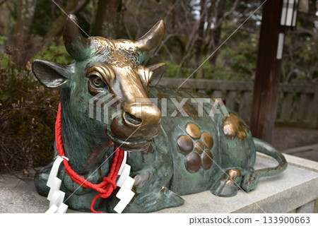 京都長岡天滿宮的牛 京都長岡天滿宮的牛 133900663