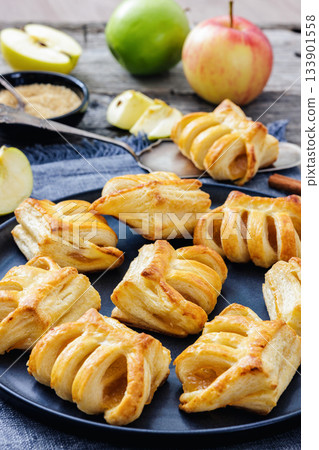 Puff Pastry Apple Pockets, Apple Hand Pies Puff Pastry Apple Pockets, Apple Hand Pies 133901558