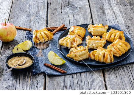 Puff Pastry Apple Pockets, Apple Hand Pies Puff Pastry Apple Pockets, Apple Hand Pies 133901560