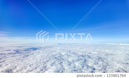 beautiful blue sky with white clouds background beautiful blue sky with white clouds background 133901764
