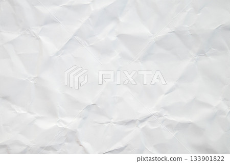 Abstract white crumpled and creased recycle paper texture background Abstract white crumpled and creased recycle paper texture background 133901822