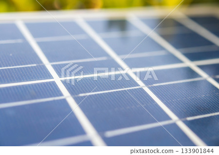 solar panel in the house garden solar panel in the house garden 133901844