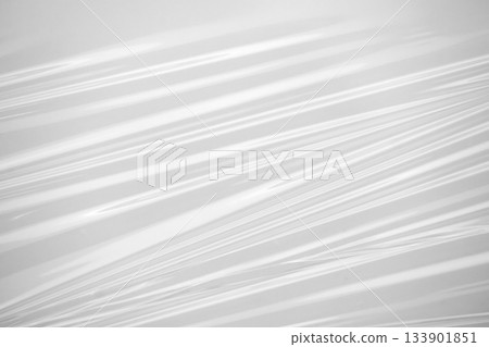 Abstract white plastic film wrap texture background Abstract white plastic film wrap texture background 133901851