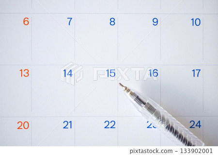 pen on calendar page background business planning appointment meeting concept pen on calendar page background business planning appointment meeting concept 133902001