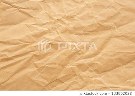 Abstract crumpled and creased recycle brown paper texture background Abstract crumpled and creased recycle brown paper texture background 133902028