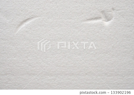 White polystyrene foam texture background 133902196