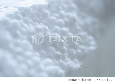 White polystyrene foam texture background White polystyrene foam texture background 133902199