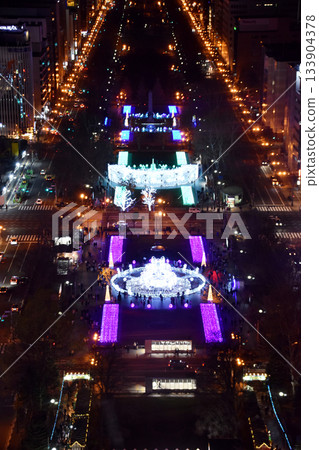 札幌白色燈飾節 大通公園 133904378