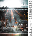 Dragon sculpture in the main hall of Kiyomizu-dera Temple 133904389