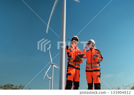 Wind turbine fields Wind turbine fields 133904812