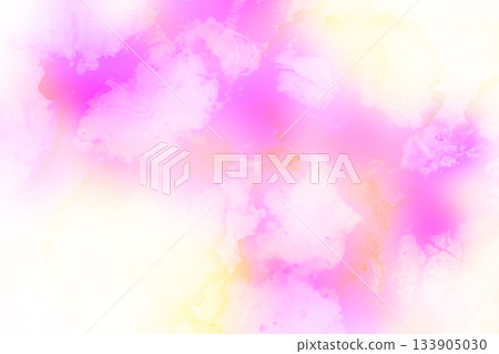 可愛的水彩背景 133905030