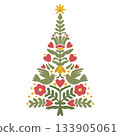 Scandinavian Christmas Tree, Christmas Decoration 133905061