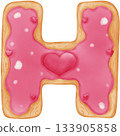Alphabet cookie pink  133905858